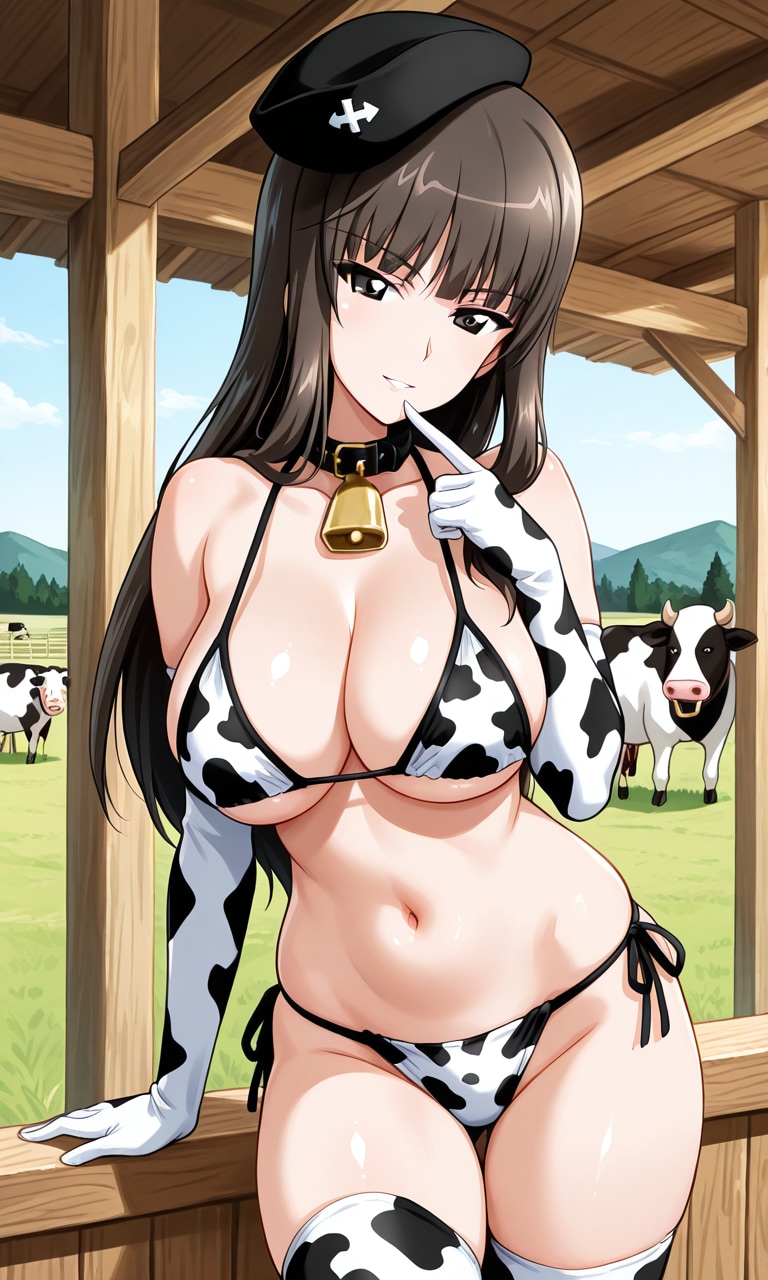 西住流家元の至高の牛ビキニ🐮👙😍