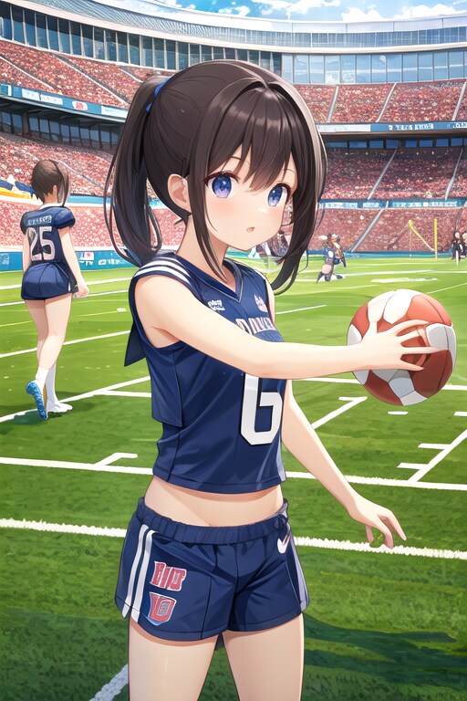 ○ートボールを作る女の子[フートボール] | の人気AIイラスト・グラビア