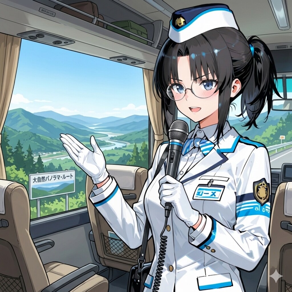 バスガイド楓ちゃん