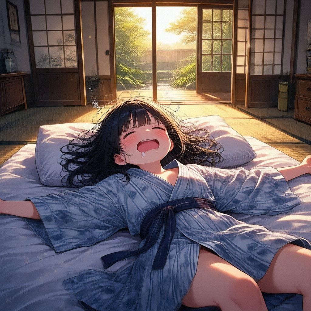 旅館の朝