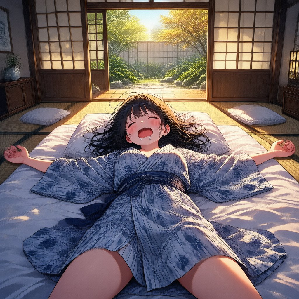 旅館の朝