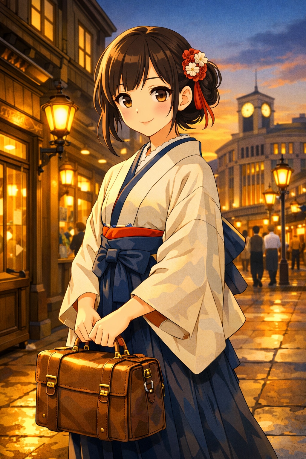 夕暮れ