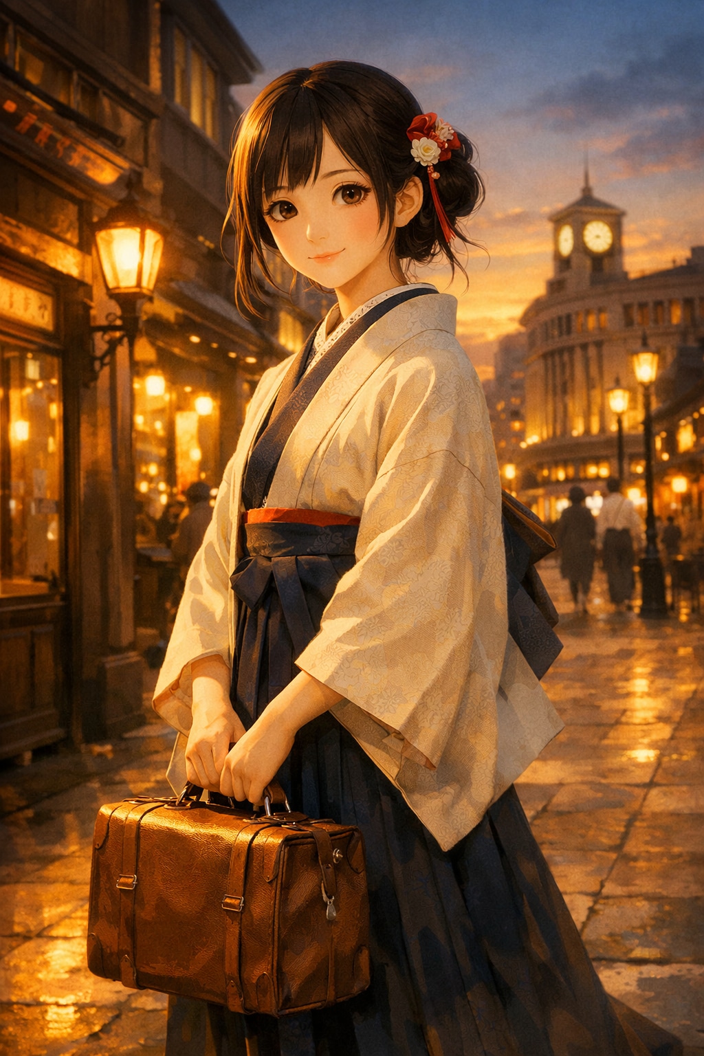 夕暮れ