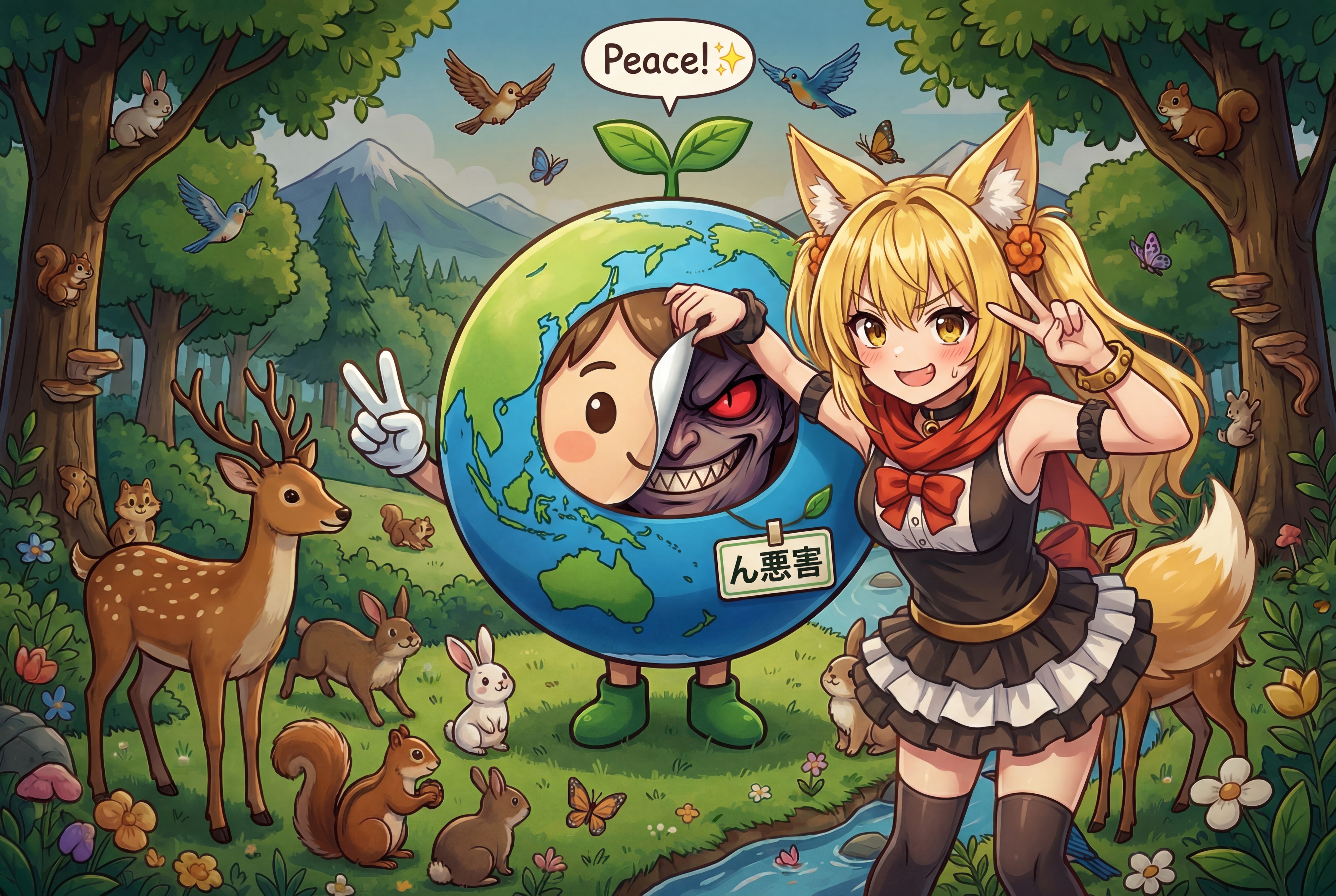 Peace!✨ | の人気AIイラスト・グラビア