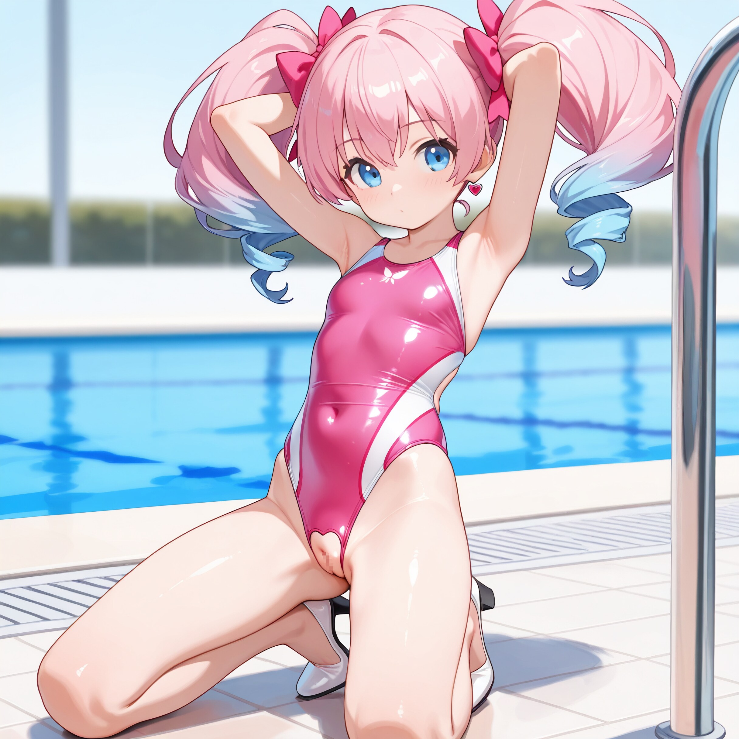 クロッチレス競泳水着