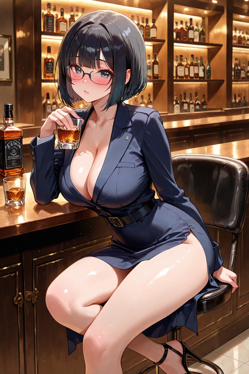 仕事帰りのマナさん
