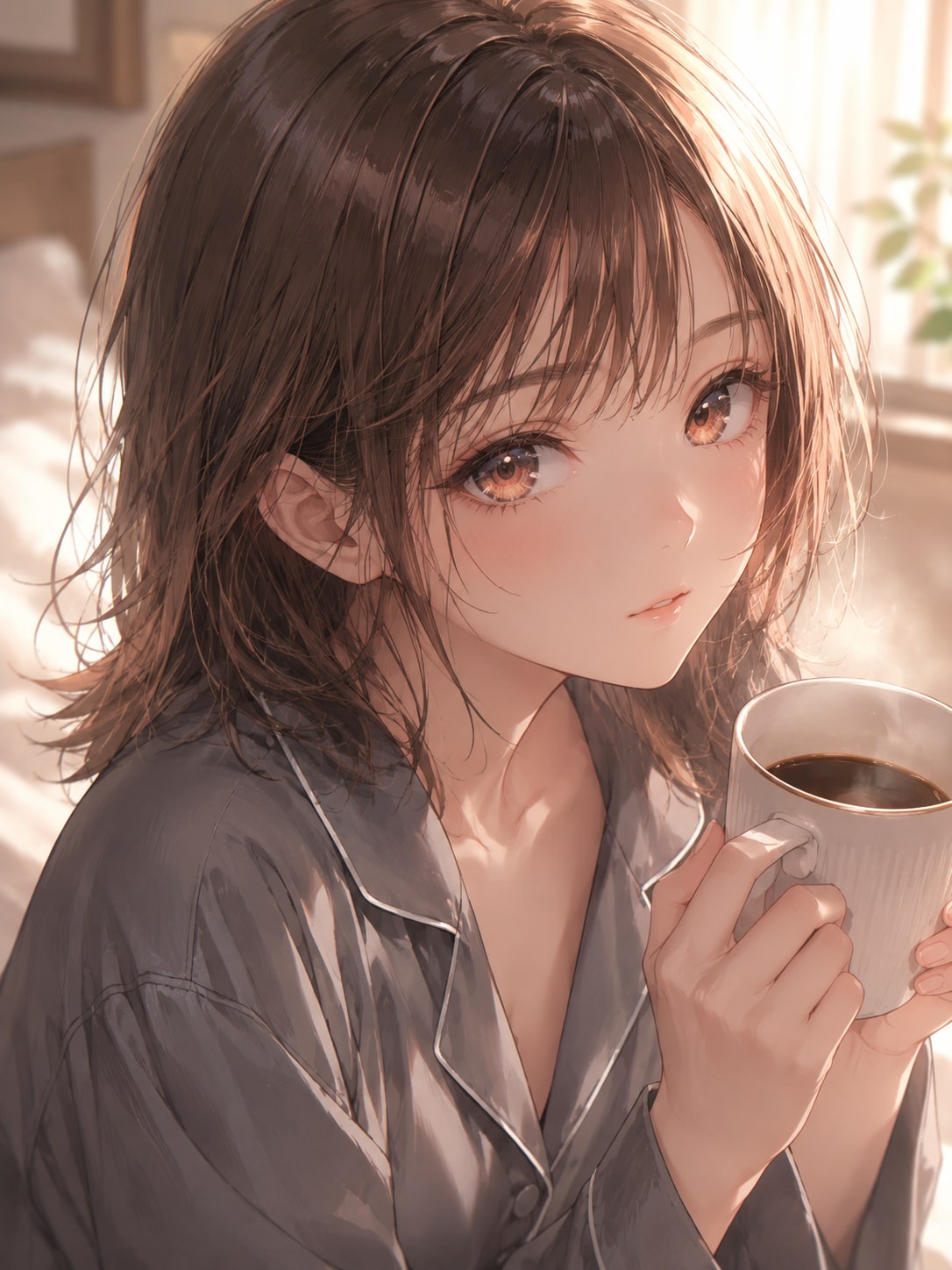 朝コーヒー | の人気AIイラスト・グラビア