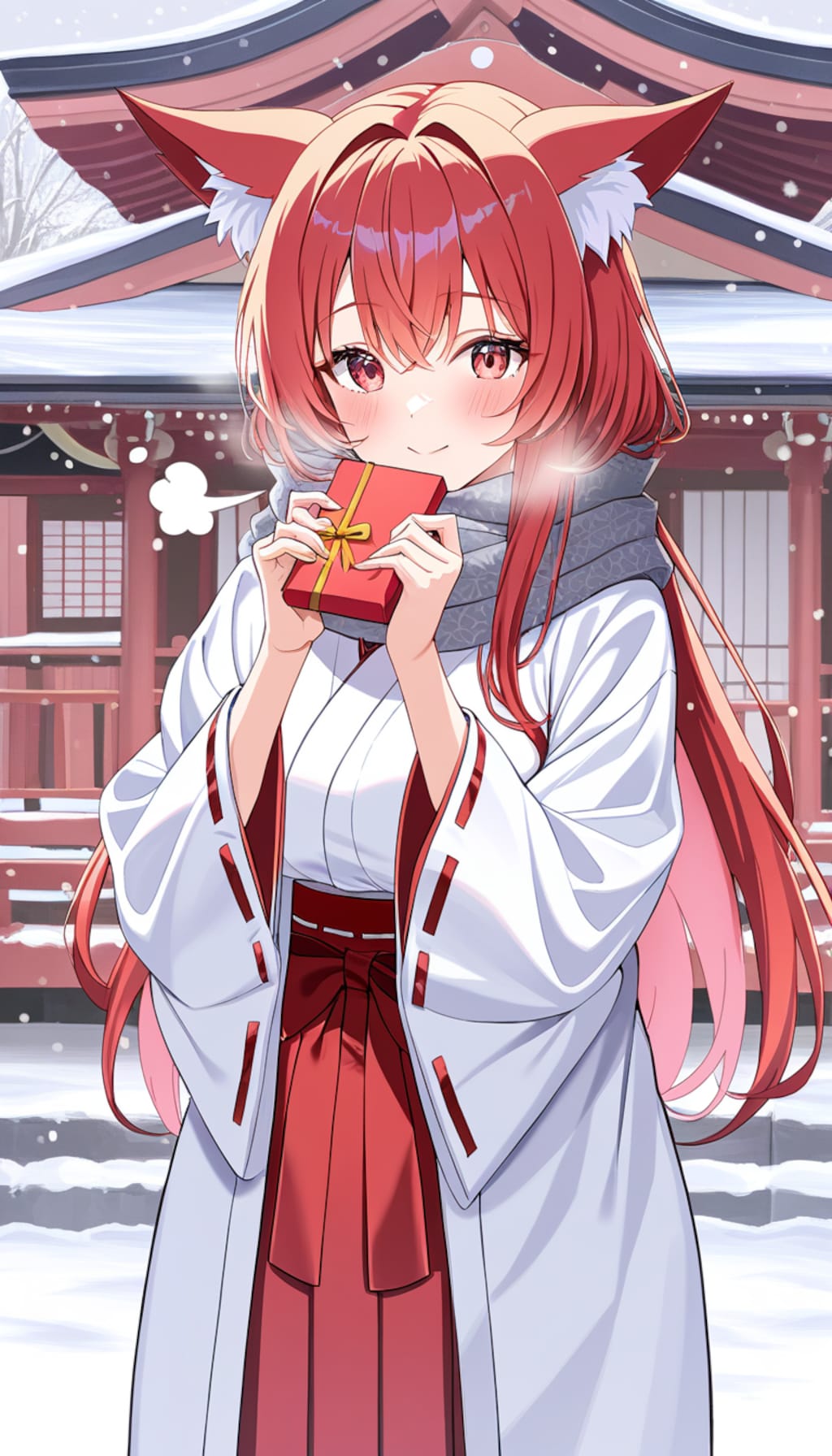 雪の日のバレンタイン