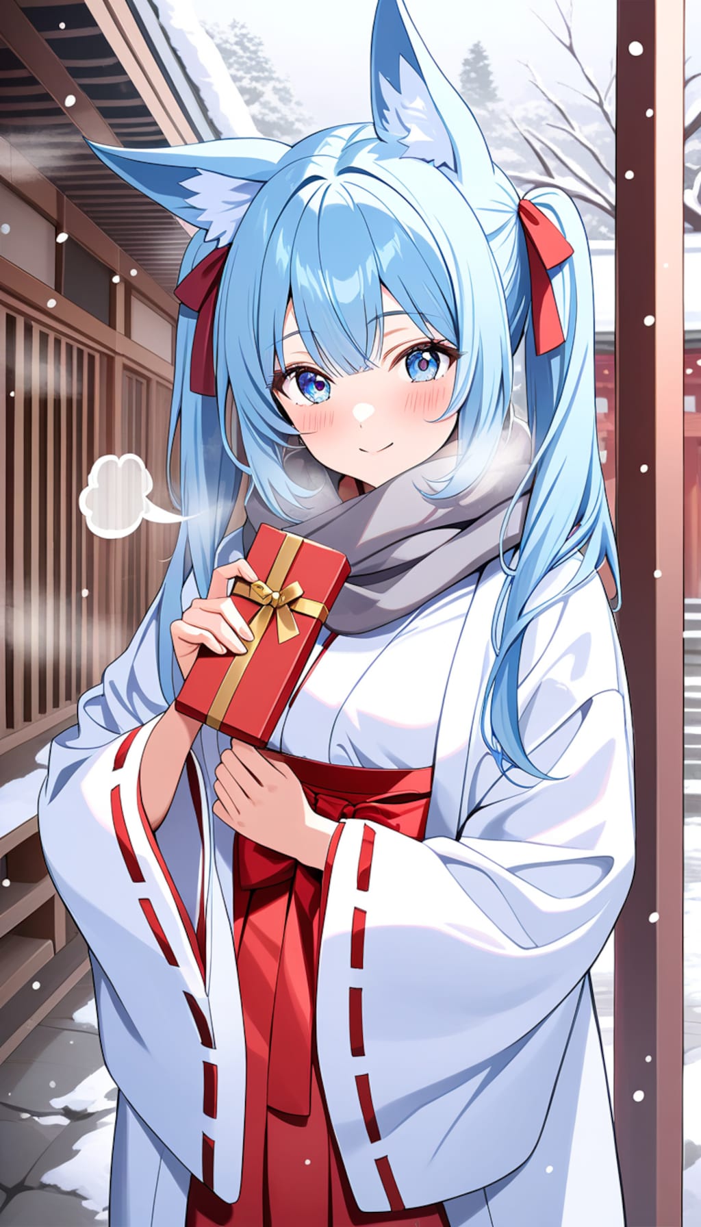 雪の日のバレンタイン