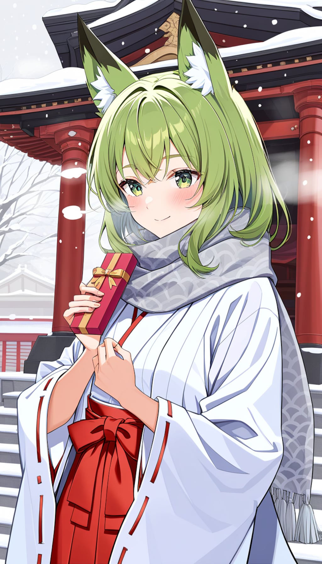 雪の日のバレンタイン