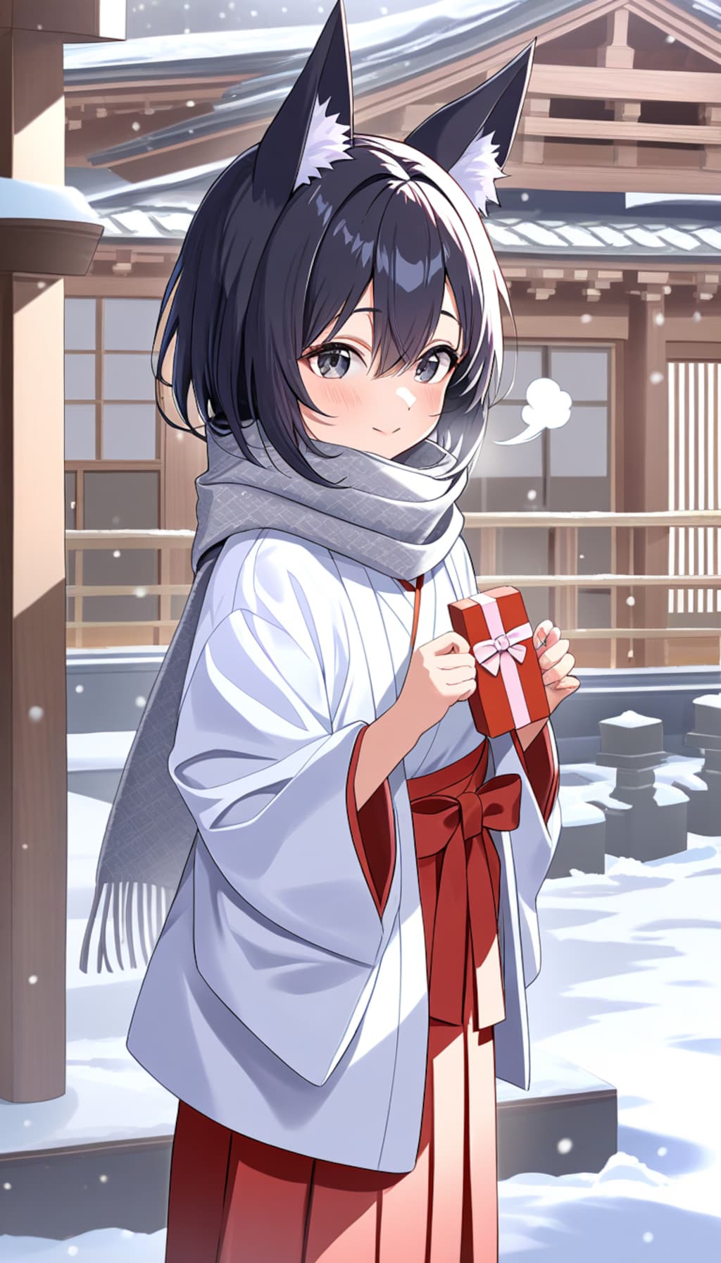 雪の日のバレンタイン