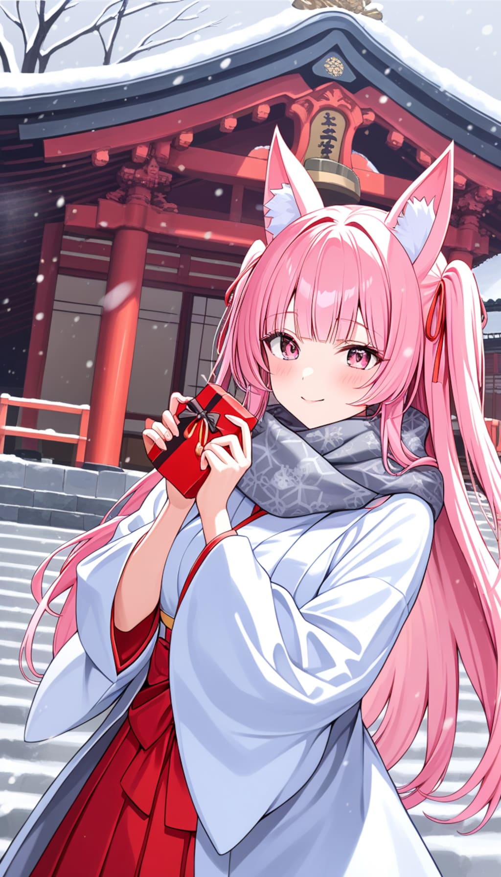 雪の日のバレンタイン