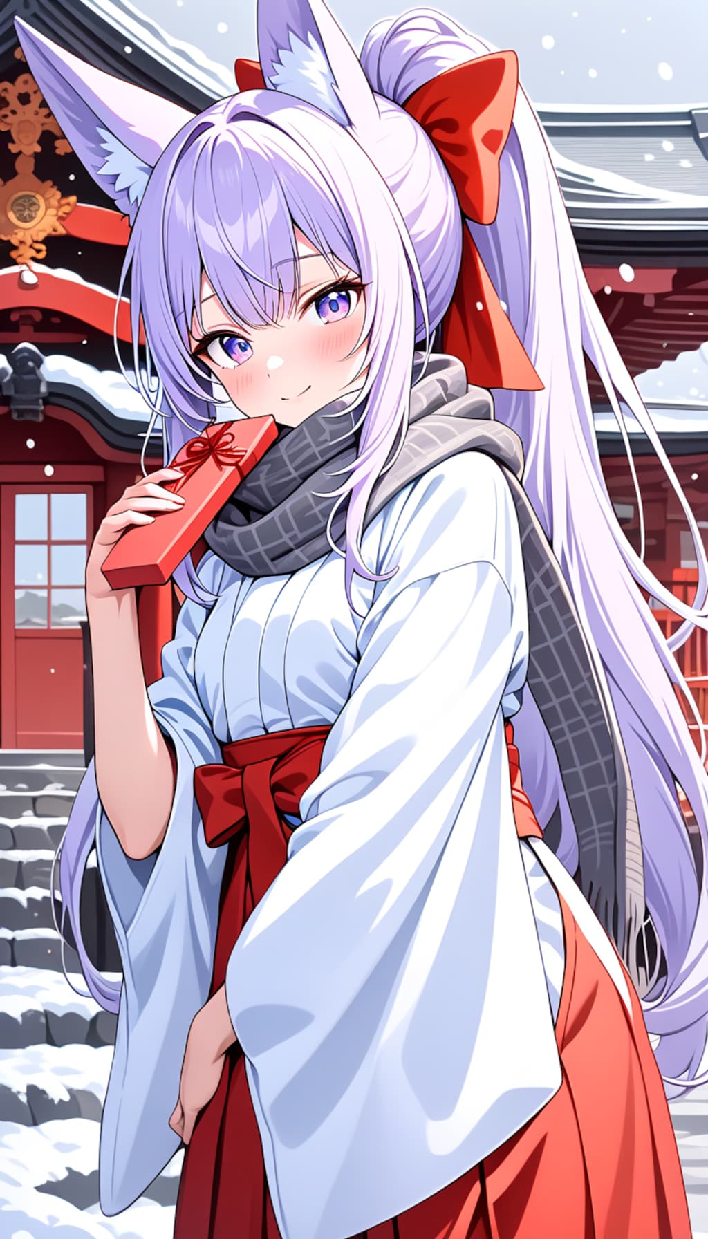 雪の日のバレンタイン