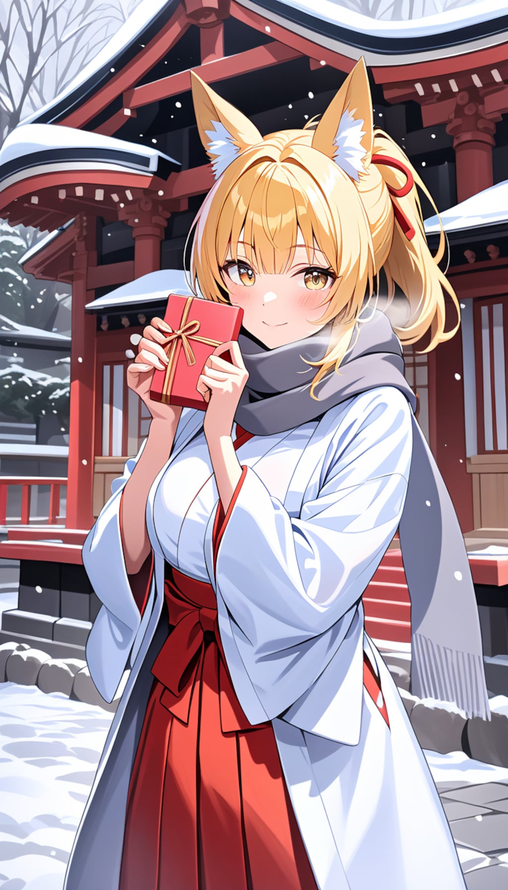 雪の日のバレンタイン