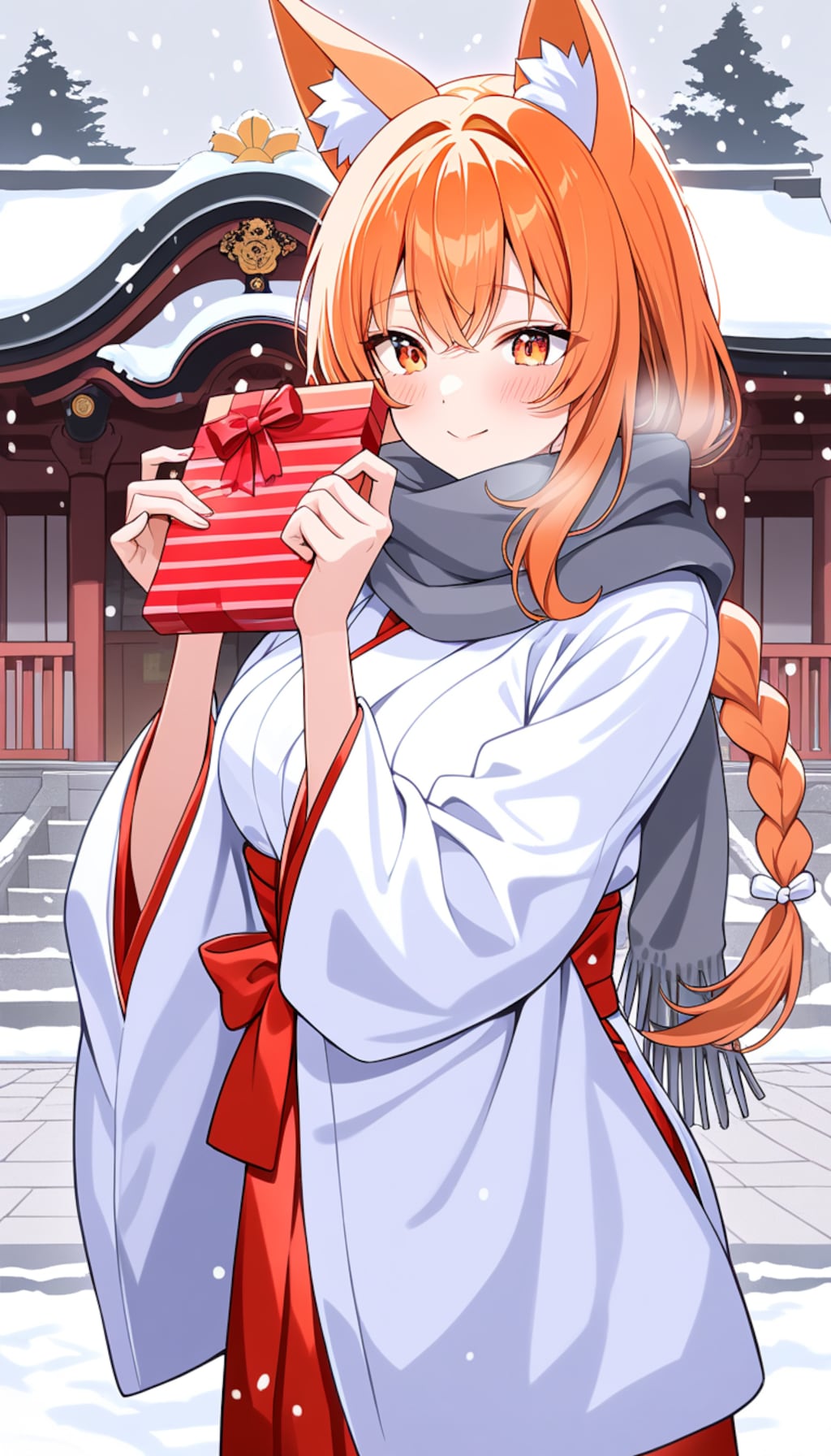 雪の日のバレンタイン