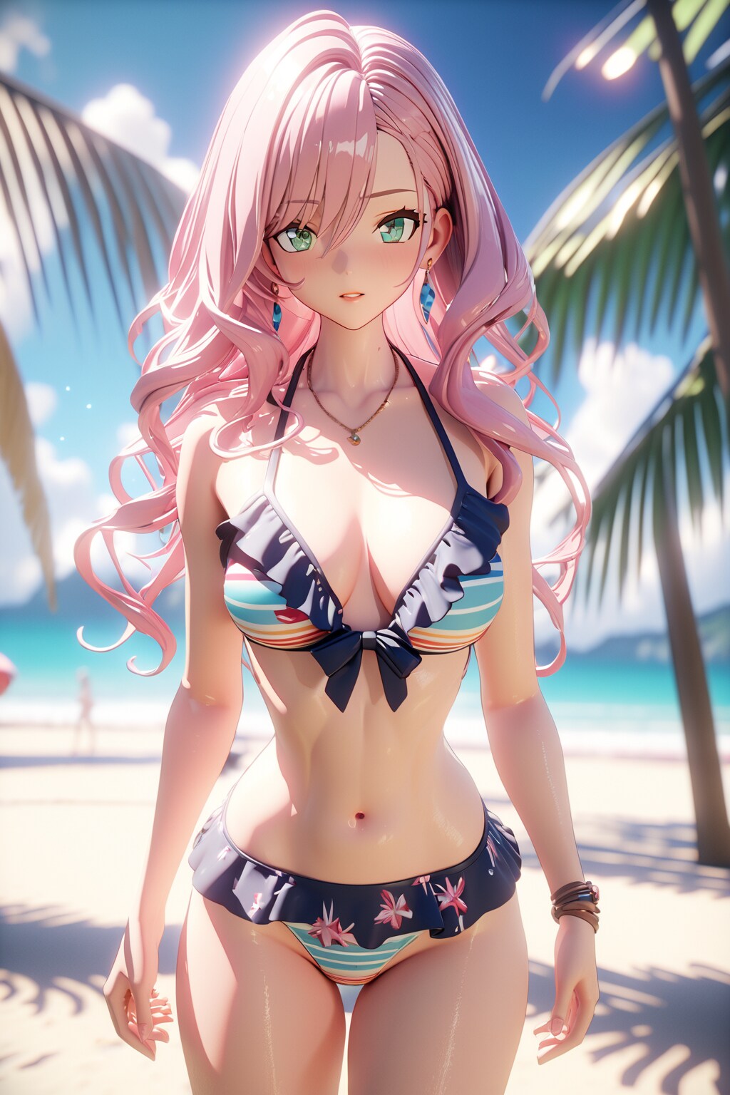 ビキニ少女 3D風