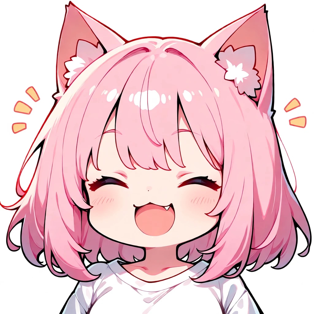 笑顔　猫耳さん