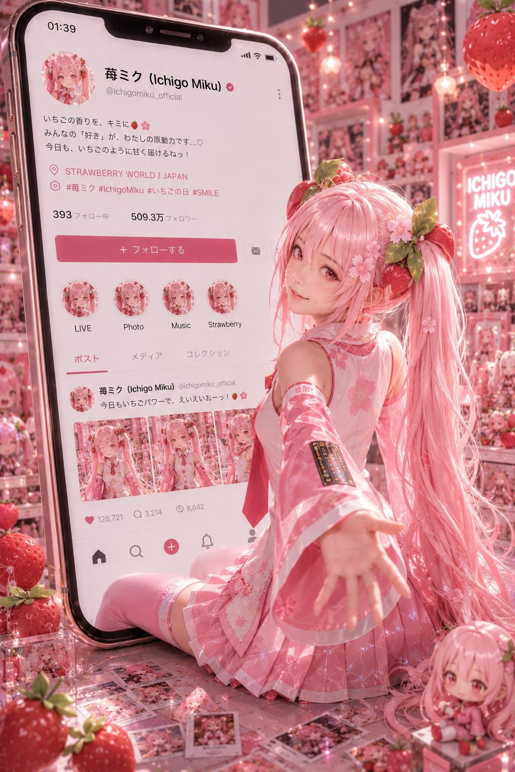 飛び出すミク(いろいろバージョン)