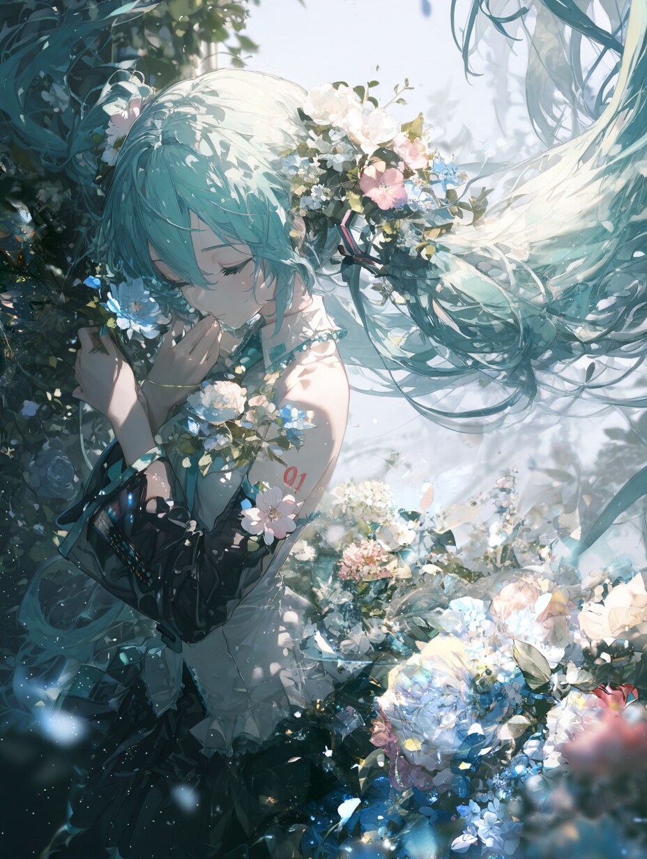 花をはむ | の人気AIイラスト・グラビア