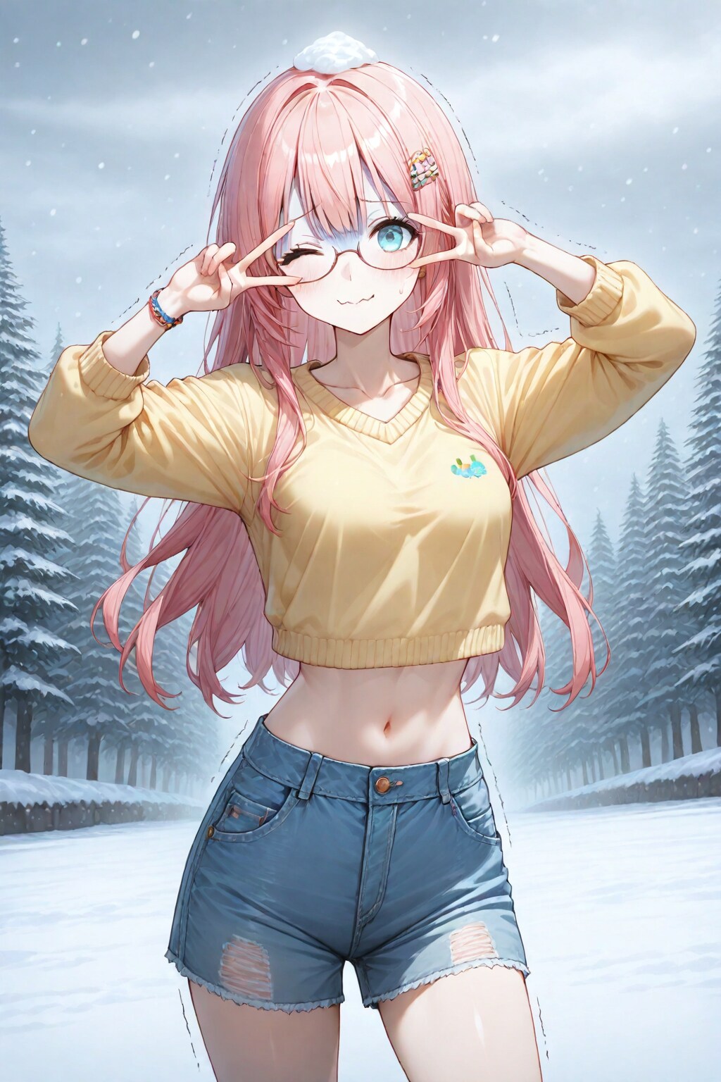 冬の寒さを満喫？
