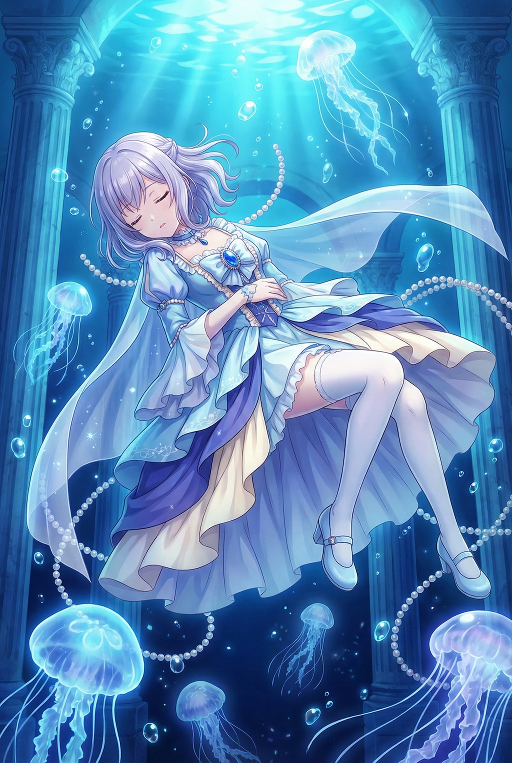 瑠璃睡夢に沈む