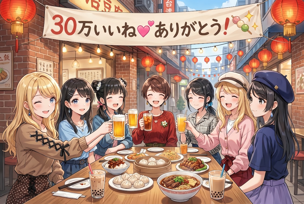 30万いいね💓ありがとうございます♪🥰🍡✨