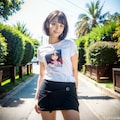 白Tシャツ女子集① 6枚目