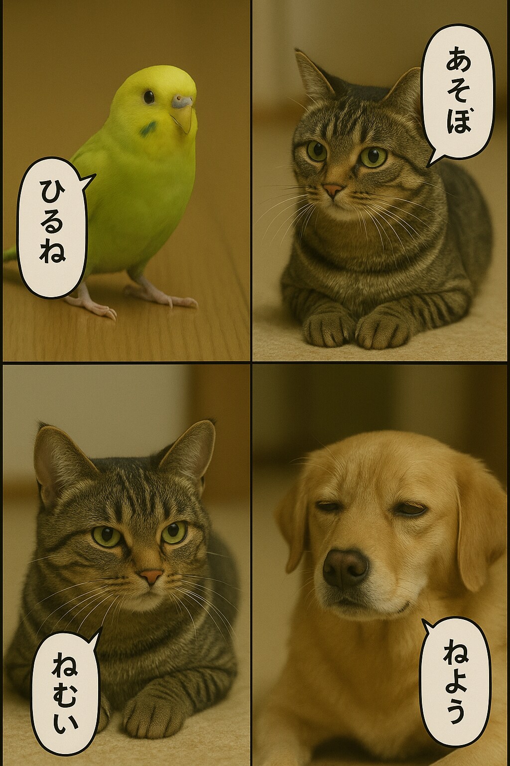 いぬとねこといんこ22