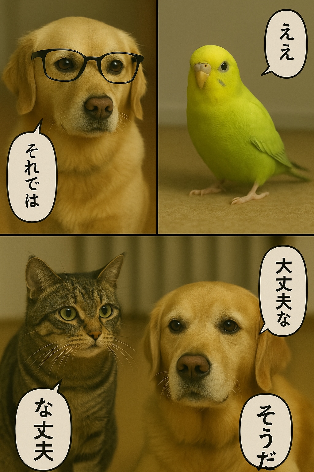 いぬとねこといんこ22