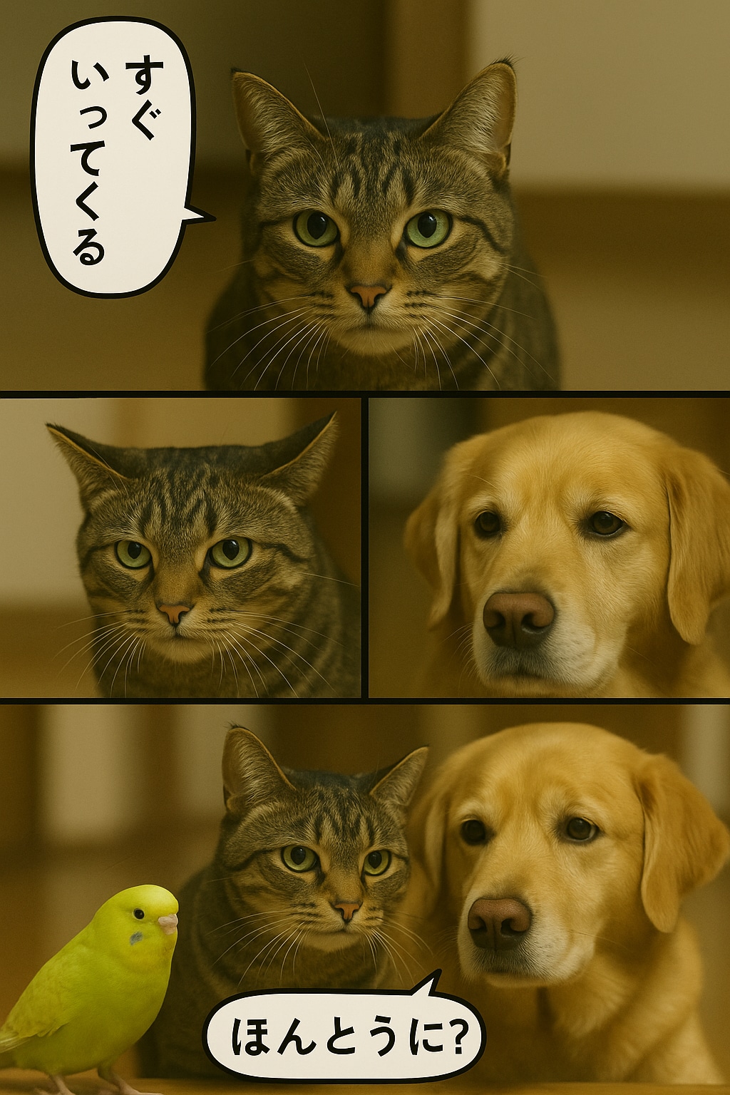 いぬとねこといんこ22