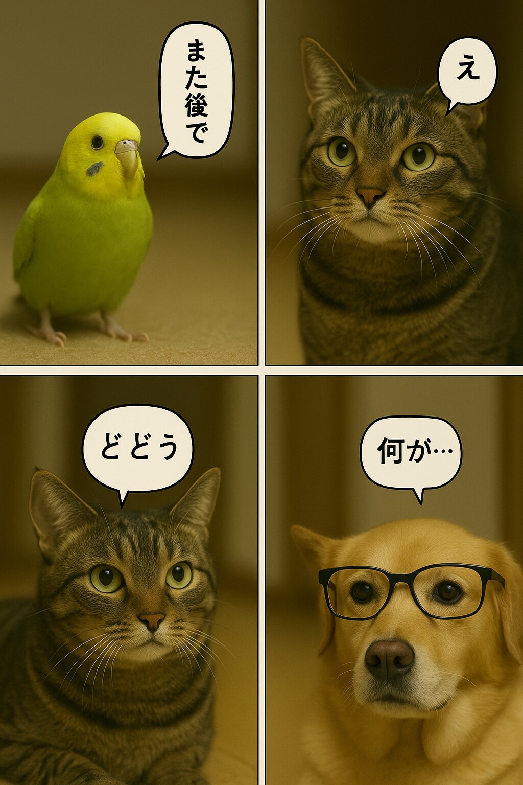 いぬとねこといんこ22