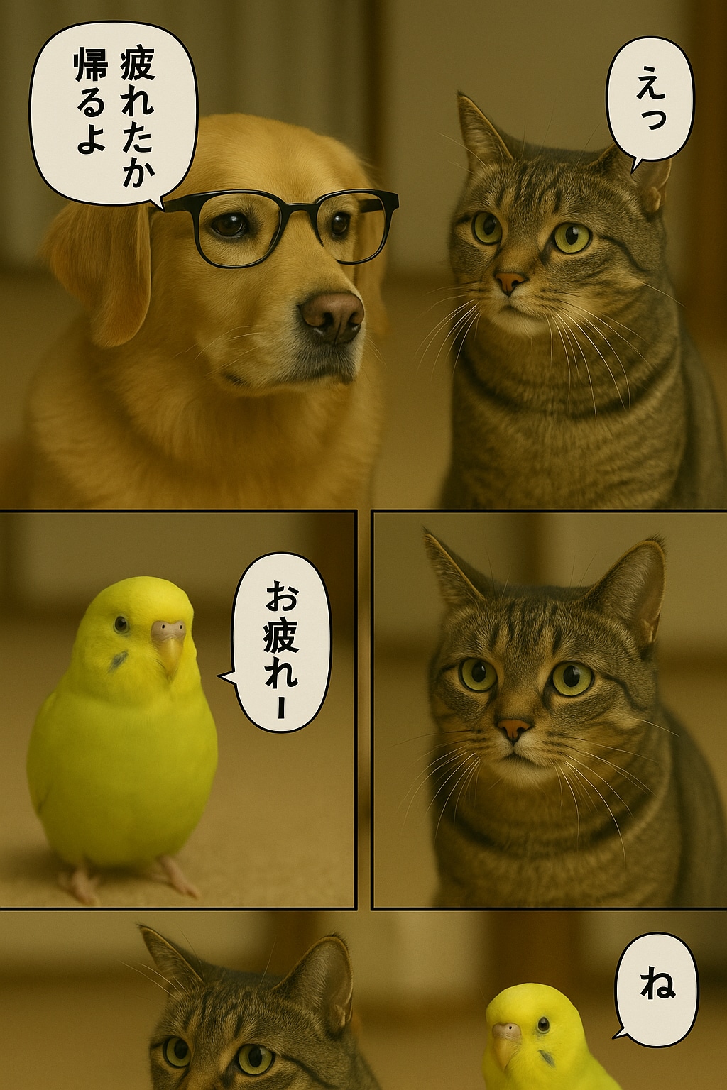 いぬとねこといんこ22