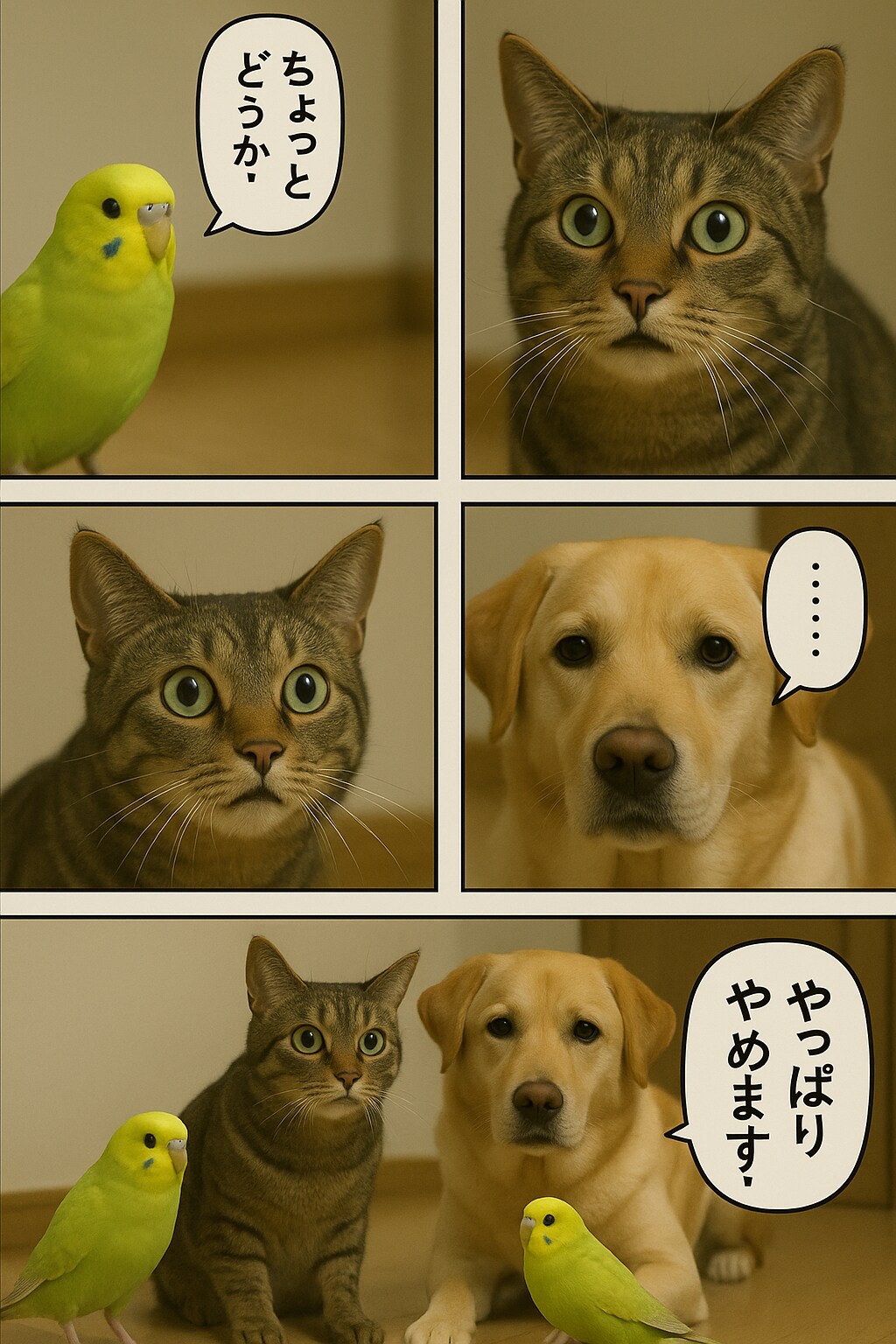 いぬとねこといんこ22