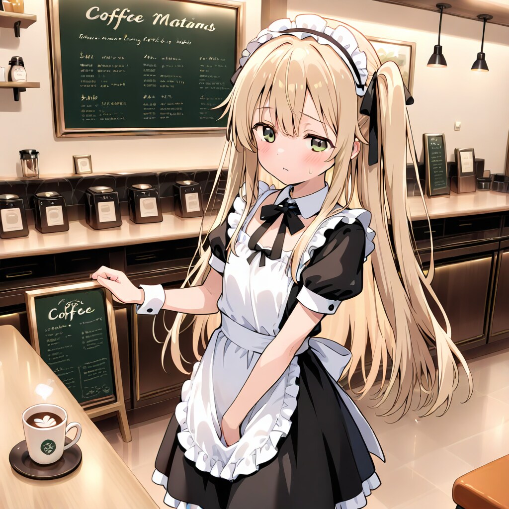 メイド喫茶店 | の人気AIイラスト・グラビア