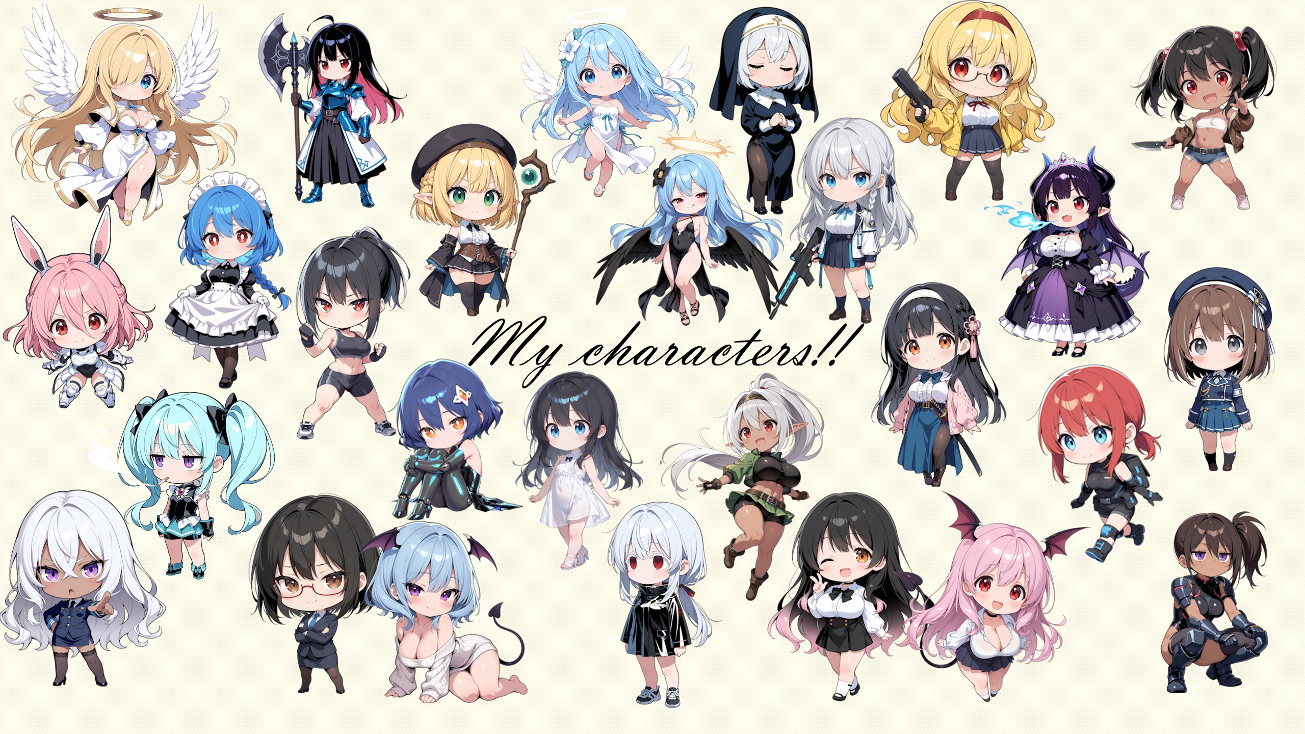 企画『これが好き』開催・壁紙風詰め合わせ | の人気AIイラスト・グラビア