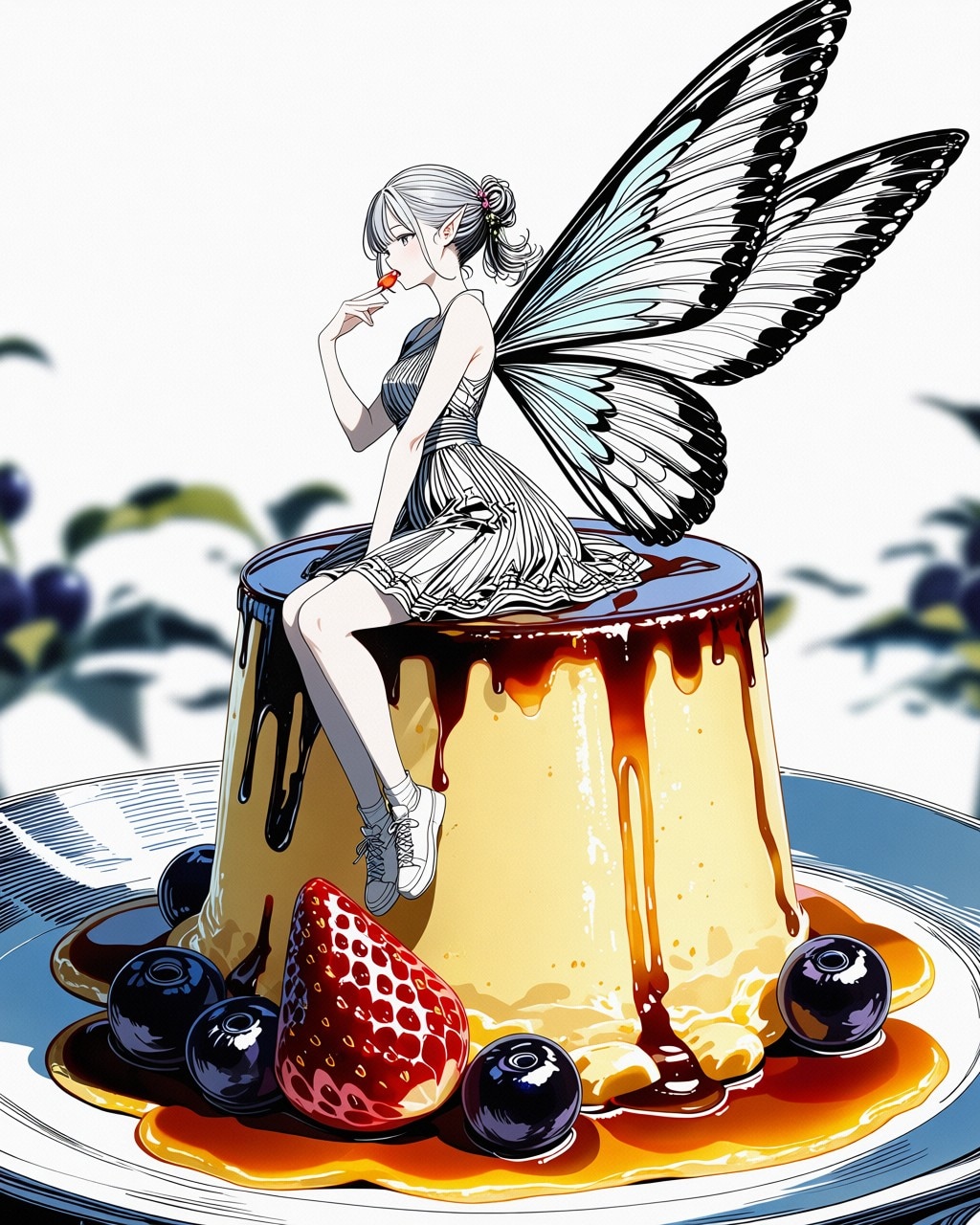 妖精とプリン