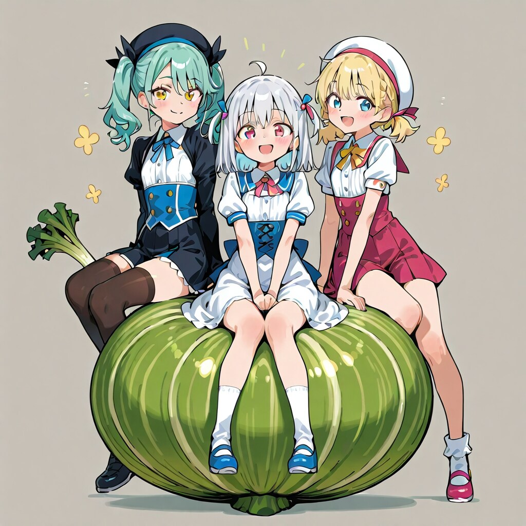 野菜と三人組