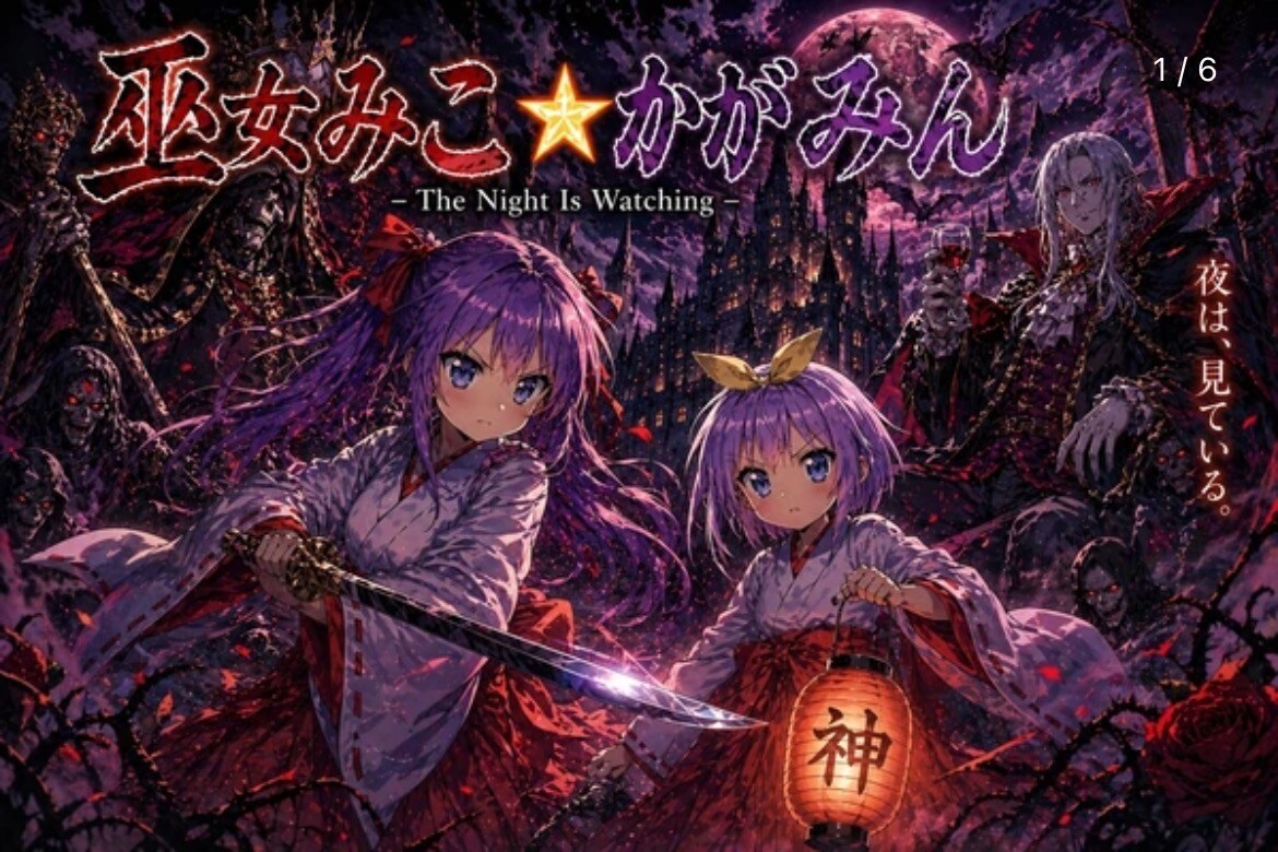 巫女みこ★かがみん - The Night Is Watching -