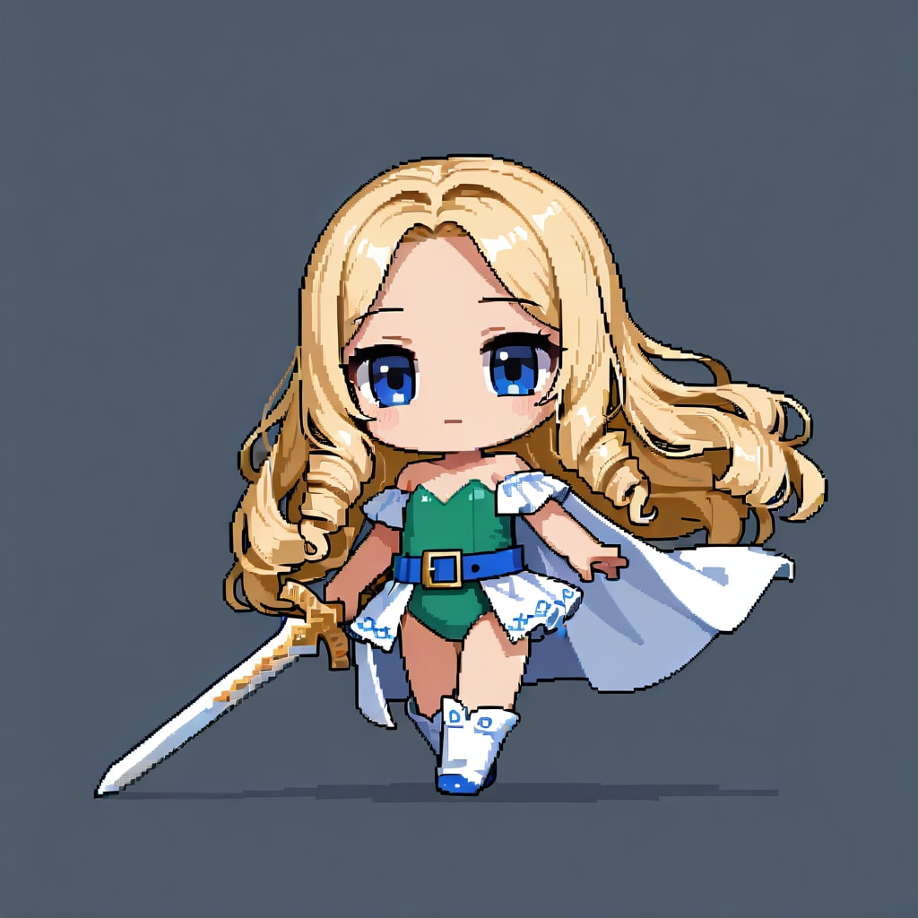 セリス・ドット絵① | の人気AIイラスト・グラビア