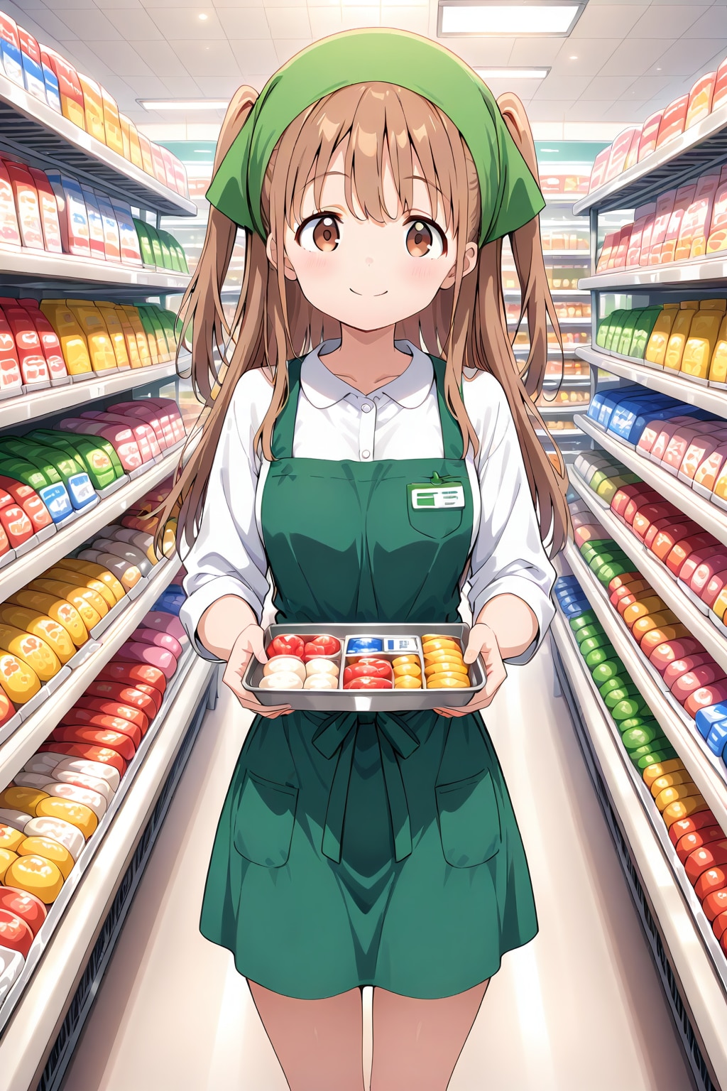 LODYちゃんが短期バイトしていた世界線【MESSちゃん他で生成してみた】