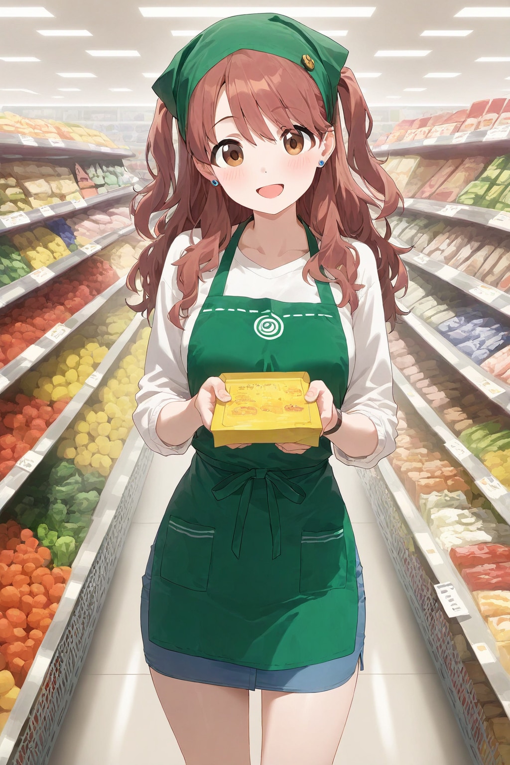 LODYちゃんが短期バイトしていた世界線【MESSちゃん他で生成してみた】 | の人気AIイラスト・グラビア