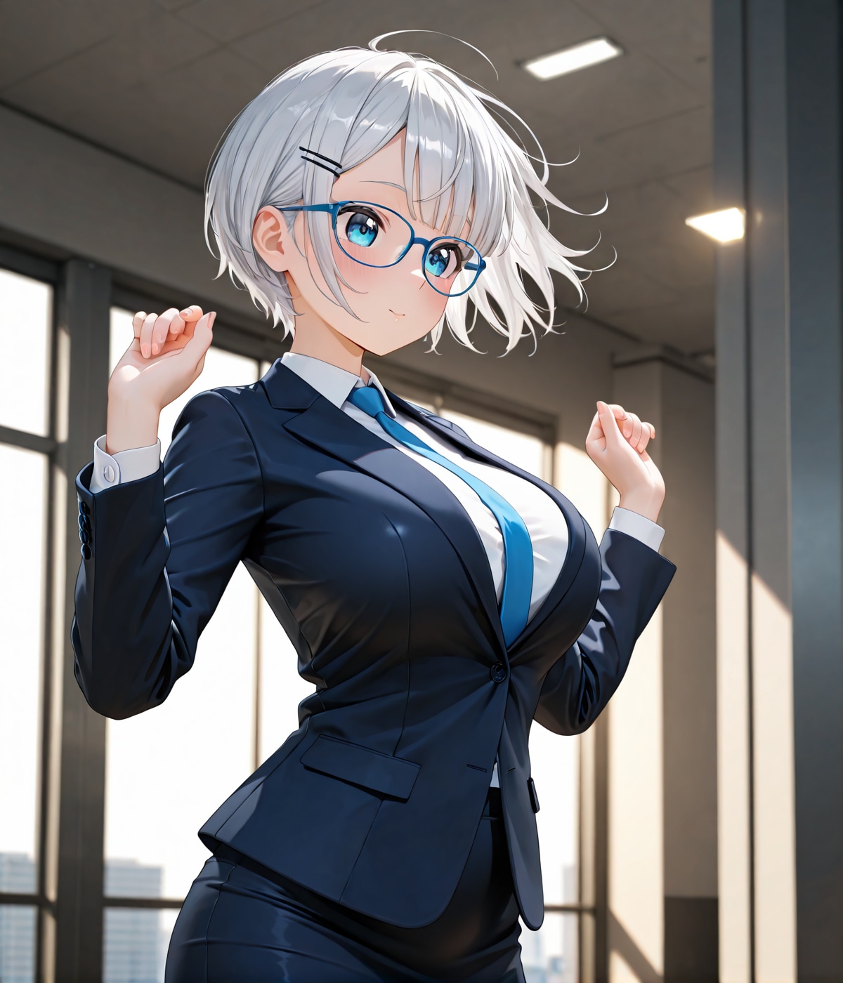 「今日から社会人！ わくわく♪」