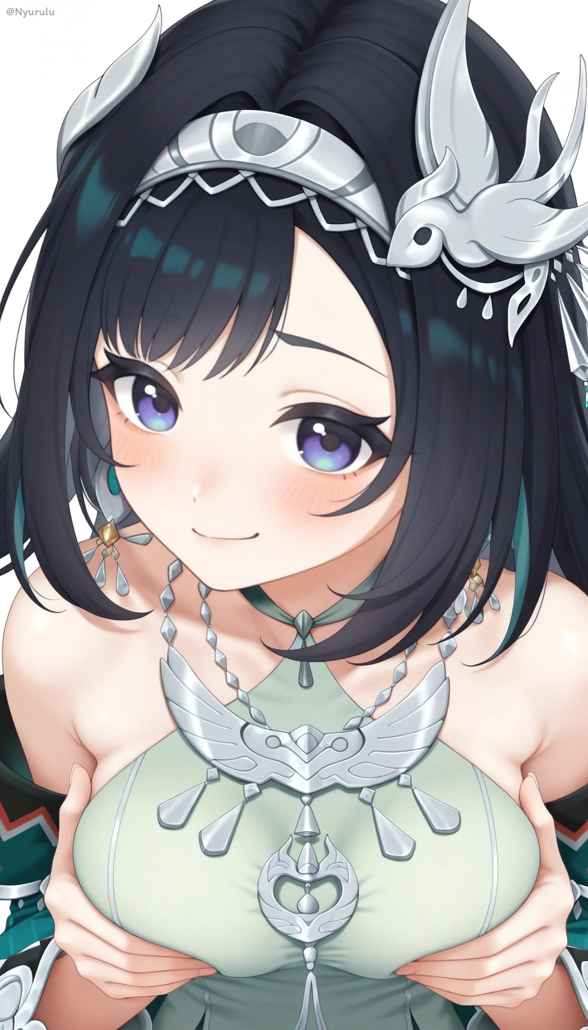 藍硯「気になる？」