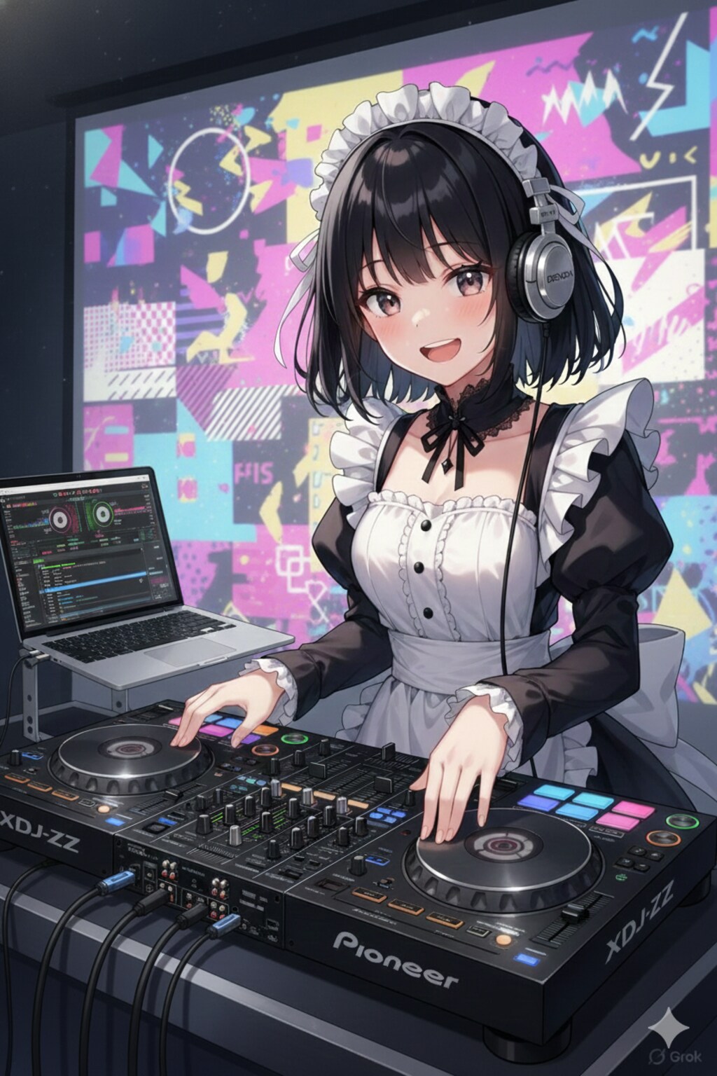 メイド服を着てDJをする女の子は割といる