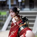 10枚）新年ご挨拶♡パンチラ着物美人 5枚目