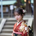 10枚）新年ご挨拶♡パンチラ着物美人 2枚目