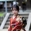 10枚）新年ご挨拶♡パンチラ着物美人 4枚目
