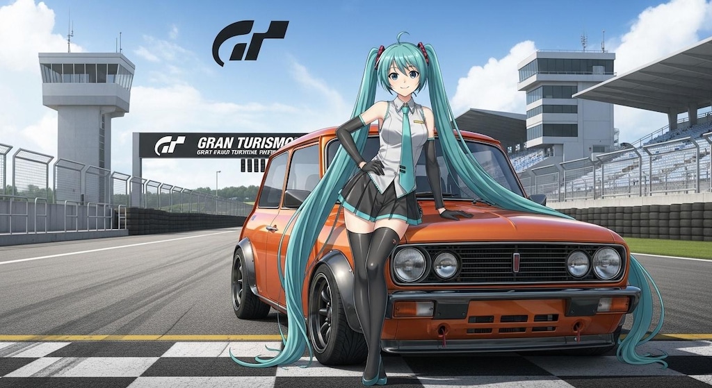 初音ミクとミニクラブマン