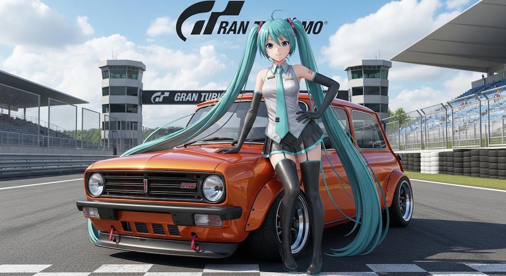 初音ミクとミニクラブマン