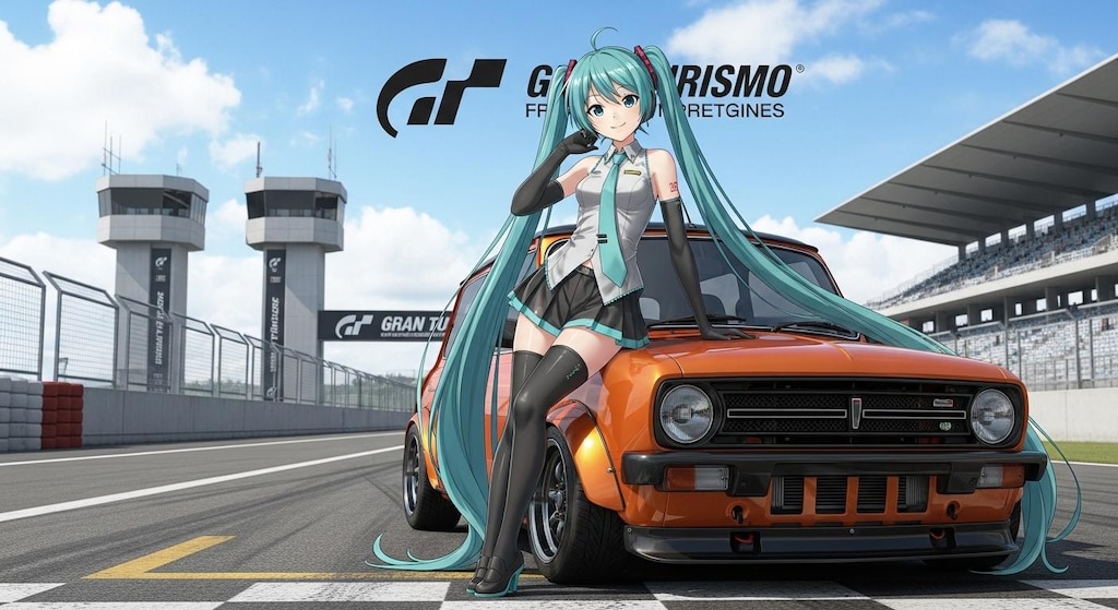 初音ミクとミニクラブマン